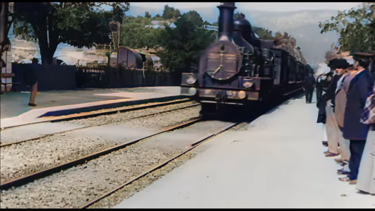 This 1895 video was restored in 4K